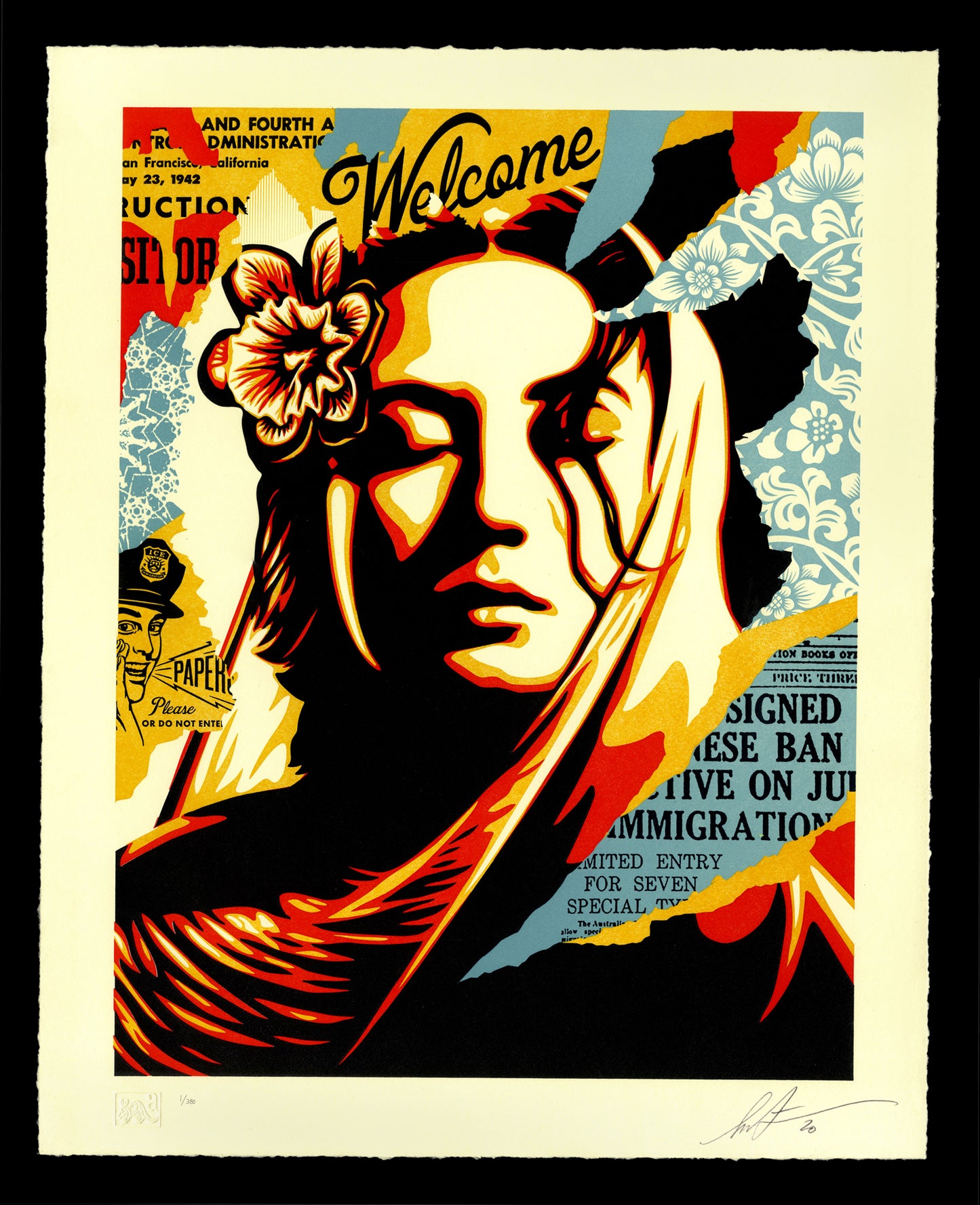 Shepard Fairey - "Welcome Visitors"